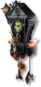 The Bradford Exchange Relógio de cuco O Estranho Mundo de Jack